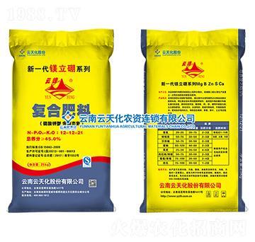 复合肥料12-12-21-S-镁立硼 高效生产及其应用优势